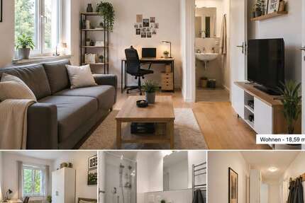Wohnung Stuttgart Rohr Rohr - 2 Zimmer, 30 m&sup2;, 800&euro; | Angebot:26821324