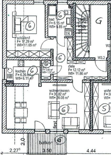 Dachgeschoßwohnung Pförring - 2 Zimmer, 70 m&sup2;, 880&euro; | Angebot:26367722