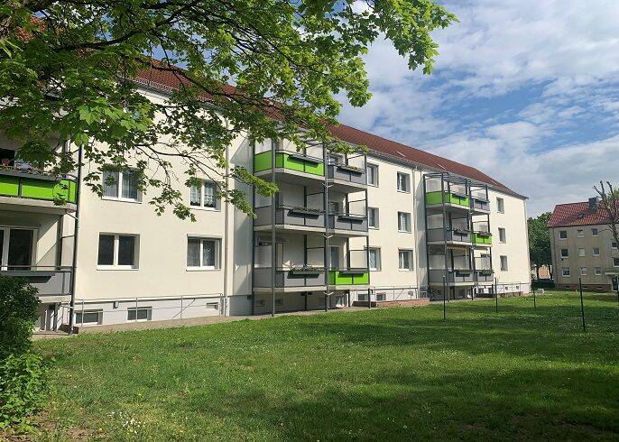 Etagenwohnung Oschersleben Oschersleben - 3 Zimmer, 60 m&sup2;, 439&euro; | Angebot:26799464