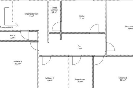 Wohnung Brokstedt - 3 Zimmer, 138 m&sup2;, 1.300&euro; | Angebot:25964785