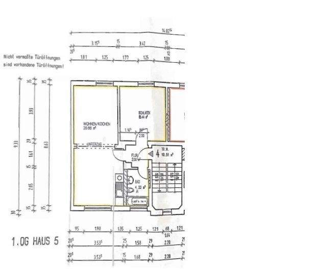 Etagenwohnung Altenburg - 2 Zimmer, 51 m&sup2;, 435&euro; | Angebot:25733275