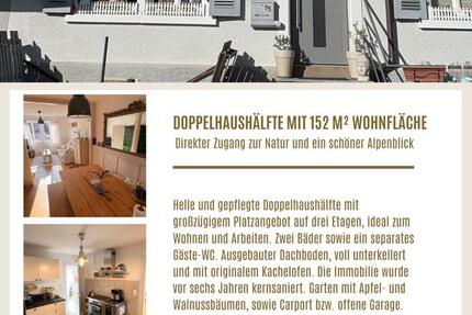 Haus Zell im Wiesental - 4 Zimmer, 152 m&sup2;, 1.750&euro; | Angebot:24995103