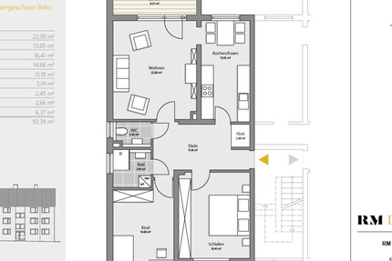 Wohnung Wöllstein - 2 Zimmer, 67 m&sup2;, 800&euro; | Angebot:26645995