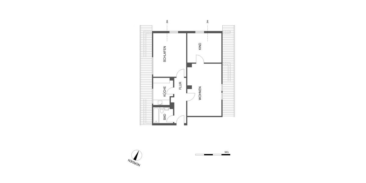 Dachgeschoßwohnung Werdohl - 3 Zimmer, 65 m&sup2;, 325&euro; | Angebot:26367433