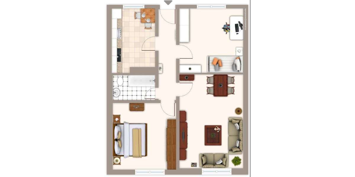 Etagenwohnung Mönchengladbach Rheydt - 3 Zimmer, 68 m&sup2;, 649&euro; | Angebot:27286372