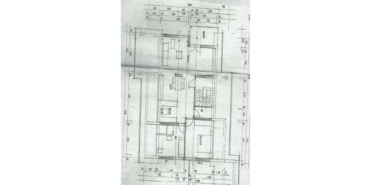 Mietwohnung (DG mit Balkon) 4 zimmer