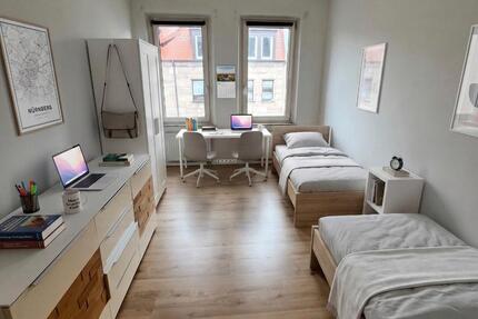 Wohnen auf Zeit Nürnberg Sankt Leonhard - 5 Zimmer, 96 m&sup2;, 365&euro; | Angebot:26515243