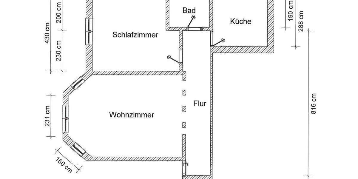 Etagenwohnung Güstrow - Schweriner Viertel Güstrow - 2 Zimmer, 68 m&sup2;, 480&euro; | Angebot:25096855