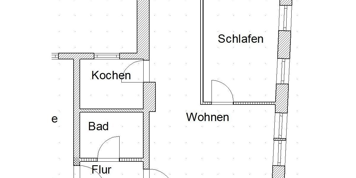Dachgeschoßwohnung Güstrow - 2 Zimmer, 50 m&sup2;, 335&euro; | Angebot:26565361