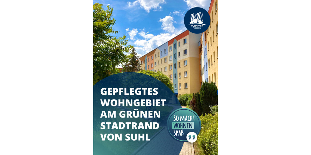 Erdgeschoßwohnung Suhl - 3 Zimmer, 70 m&sup2;, 400&euro; | Angebot:19517504