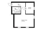 Etagenwohnung Ilmenau - 2 Zimmer, 37 m&sup2;, 339&euro; | Angebot:26425564