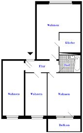 Etagenwohnung Prenzlau - 4 Zimmer, 76 m&sup2;, 530&euro; | Angebot:25483985