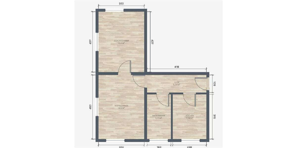 Etagenwohnung Bad Lobenstein - 2 Zimmer, 50 m&sup2;, 342&euro; | Angebot:24590815