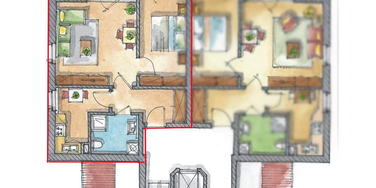 Dachgeschoßwohnung Großenkneten - 2 Zimmer, 67 m&sup2;, 700&euro; | Angebot:25803525