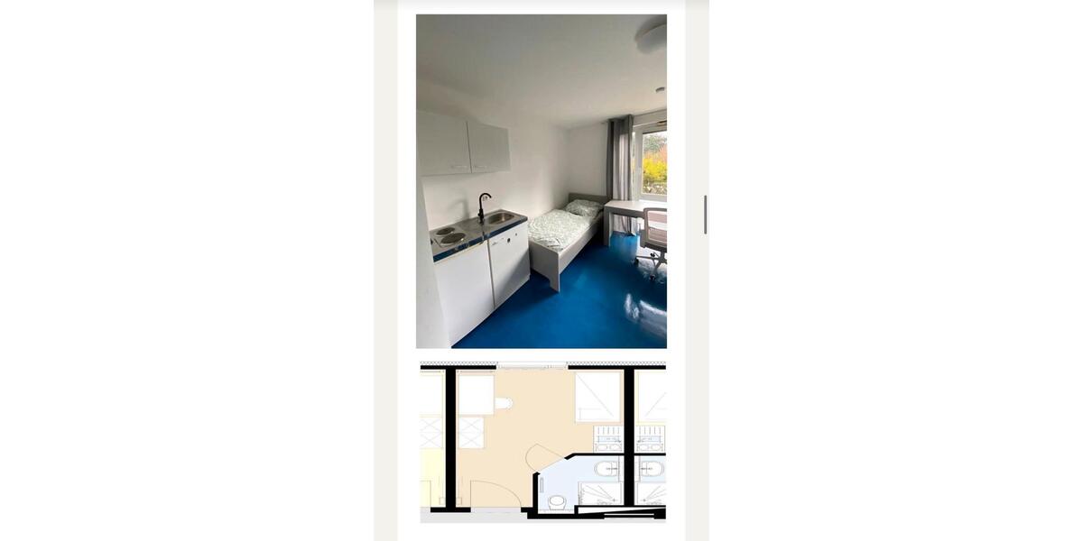 Etagenwohnung Kiel Wik - 1 Zimmer, 18 m&sup2;, 420&euro; | Angebot:26297663