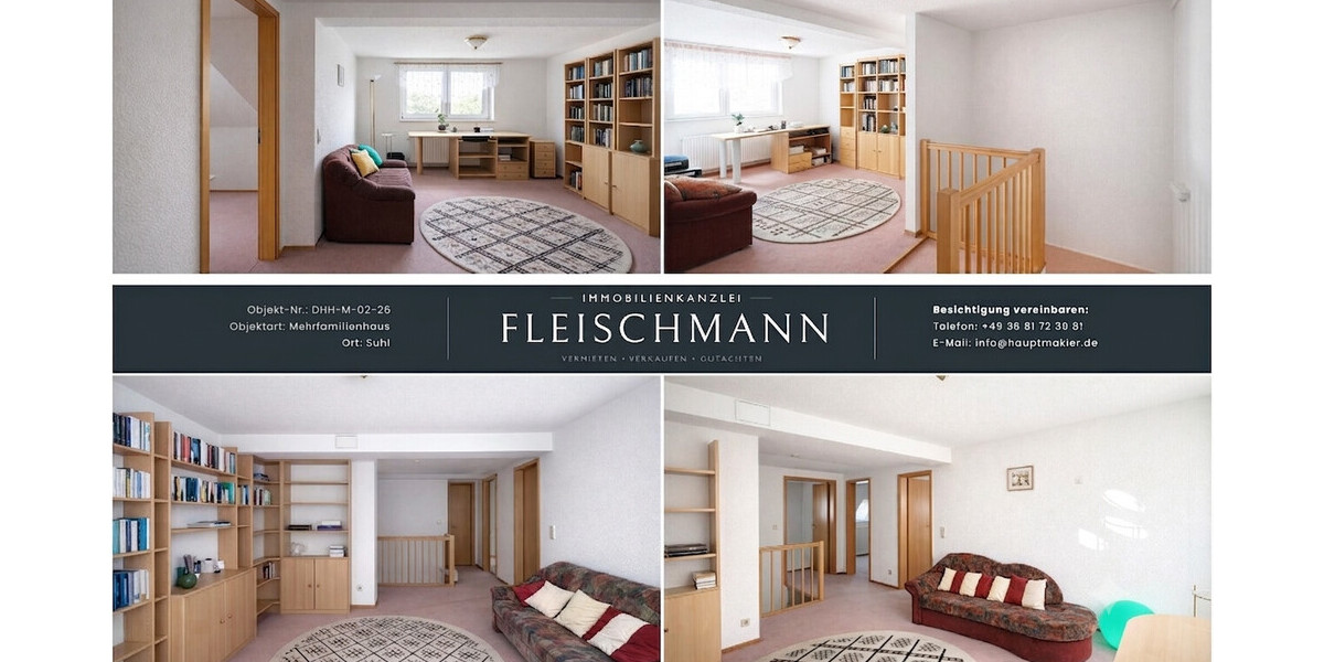 Raumwunder mit Wohlfühlgarantie – Dein neues Kapitel in Suhl! - Doppelhaushälfte Suhl | Angebot:26925168