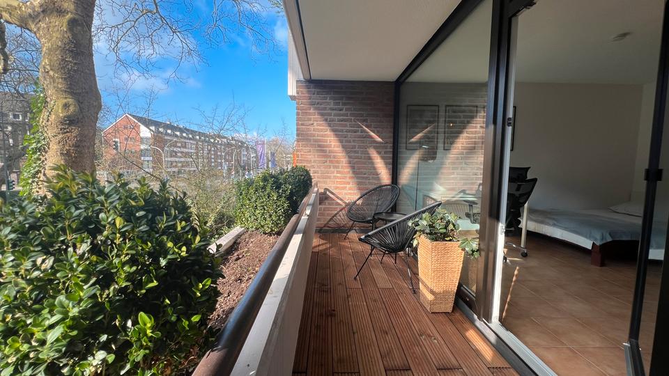 Wohnen auf Zeit Düsseldorf Lörick - 1 Zimmer, 42 m&sup2;, 1.150&euro; | Angebot:26566721