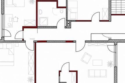 Wohnung Bad Arolsen - 4 Zimmer, 110 m&sup2;, 925&euro; | Angebot:26625704