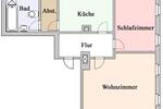 Ruhig gelegene 2-Raum-Wohnung 2 zimmer