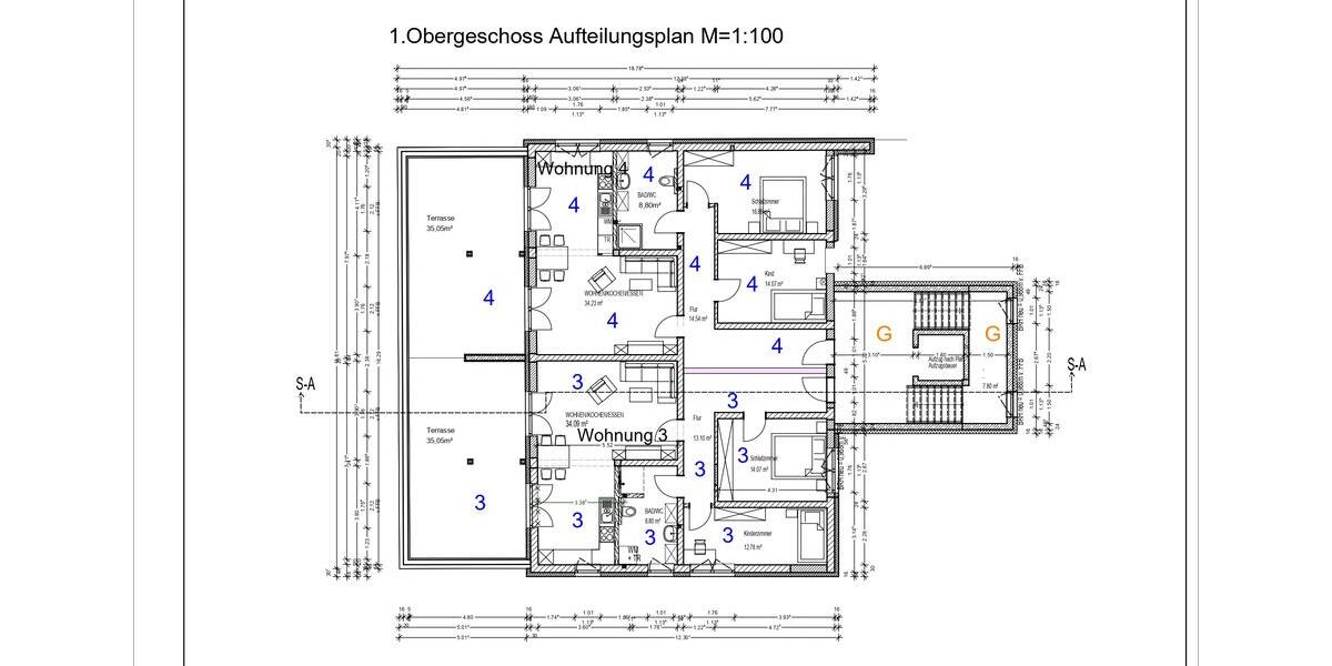 Etagenwohnung Bad Bocklet - 3 Zimmer, 95 m&sup2;, 935&euro; | Angebot:23830132