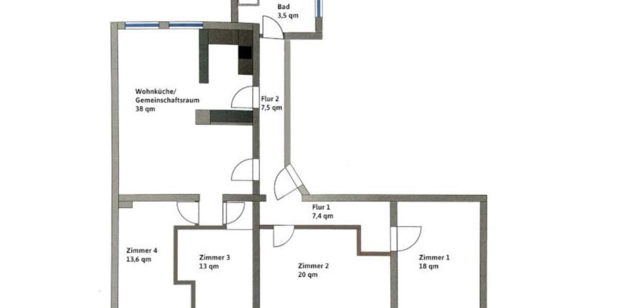21 m² großes Zimmer in einer WG in Darmstadt. 21 zimmer