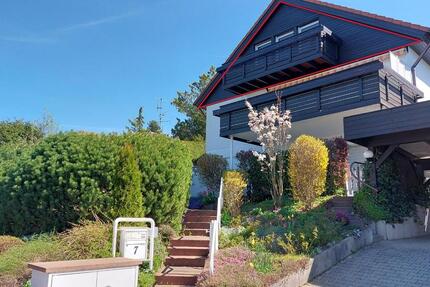 ERB-Erlenbach: Charm. DG-Whg. m. Weitblick, EBK & West-Balkon 2 zimmer