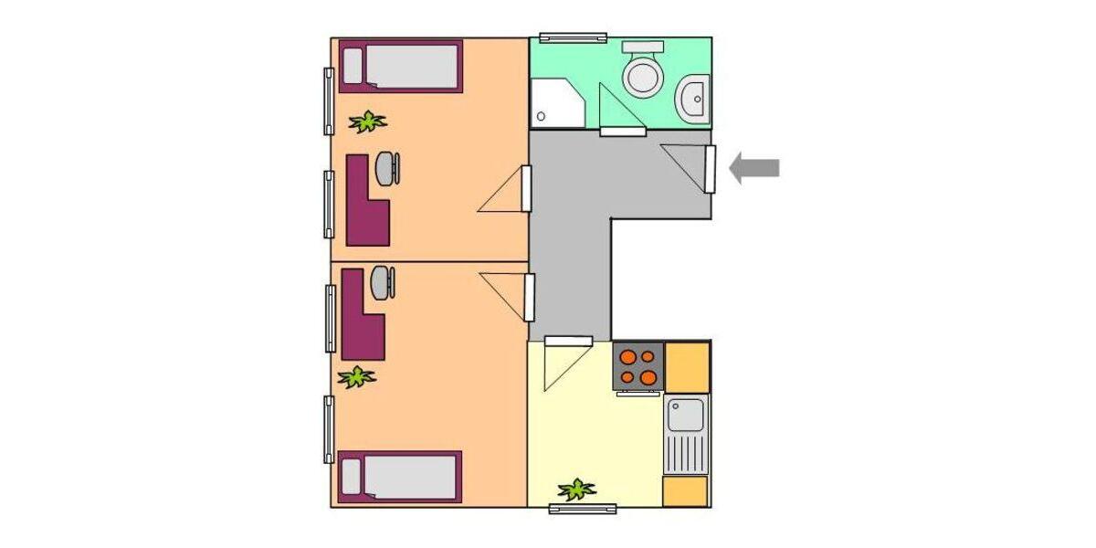 Etagenwohnung Zittau - 1 Zimmer, 23 m&sup2;, 201&euro; | Angebot:23242512