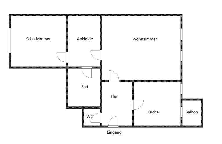 Mehrfamilienhaus, Wohnhaus Chemnitz Kapellenberg - 2 Zimmer, 74 m&sup2;, 480&euro; | Angebot:23969933