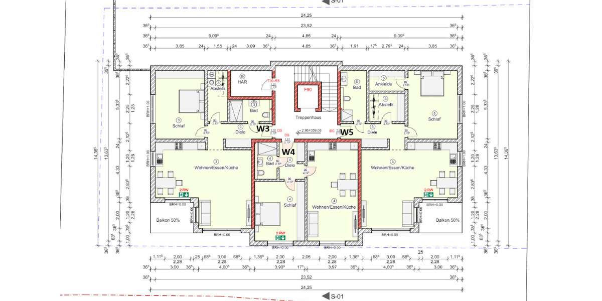 Etagenwohnung Netphen - 2 Zimmer, 90 m&sup2;, 1.000&euro; | Angebot:25178877