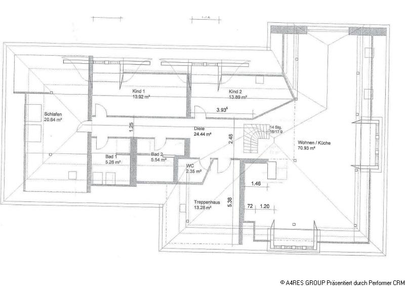 Etagenwohnung Radibor - 4 Zimmer, 1.043&euro; | Angebot:22796084