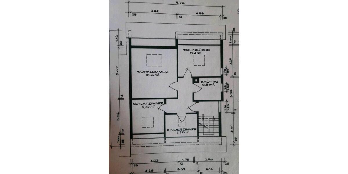 Dachgeschoßwohnung Walldorf - 3 Zimmer, 56 m&sup2;, 800&euro; | Angebot:26604019