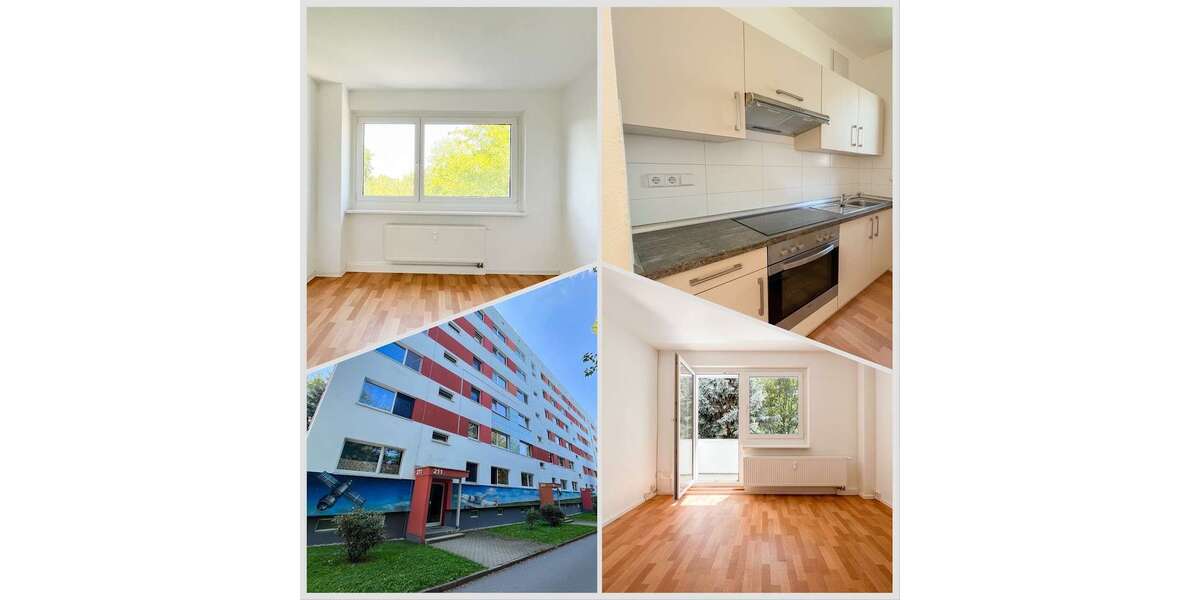 Etagenwohnung Chemnitz Kappel - 3 Zimmer, 56 m&sup2;, 300&euro; | Angebot:27117517