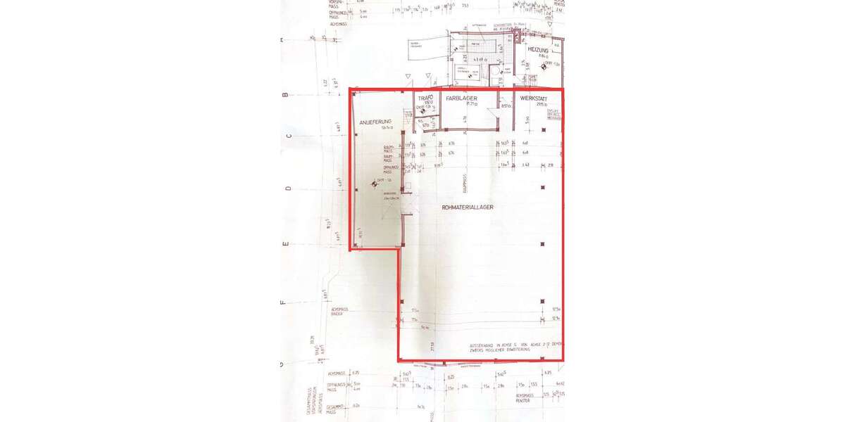 Lagerhalle mit überdachter Ladezone und großem Außenbereich. - Gewerbeobjekt Lübbecke | Angebot:27254315