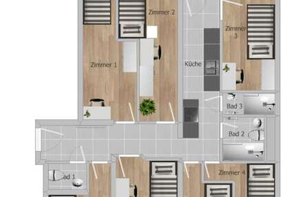 Zimmer München Moosach - 775&euro; | Angebot:27563549
