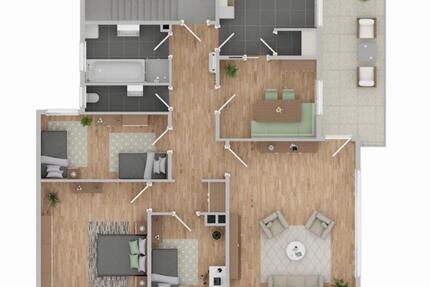 Wohnung Teublitz - 5 Zimmer, 105 m&sup2;, 850&euro; | Angebot:25173872