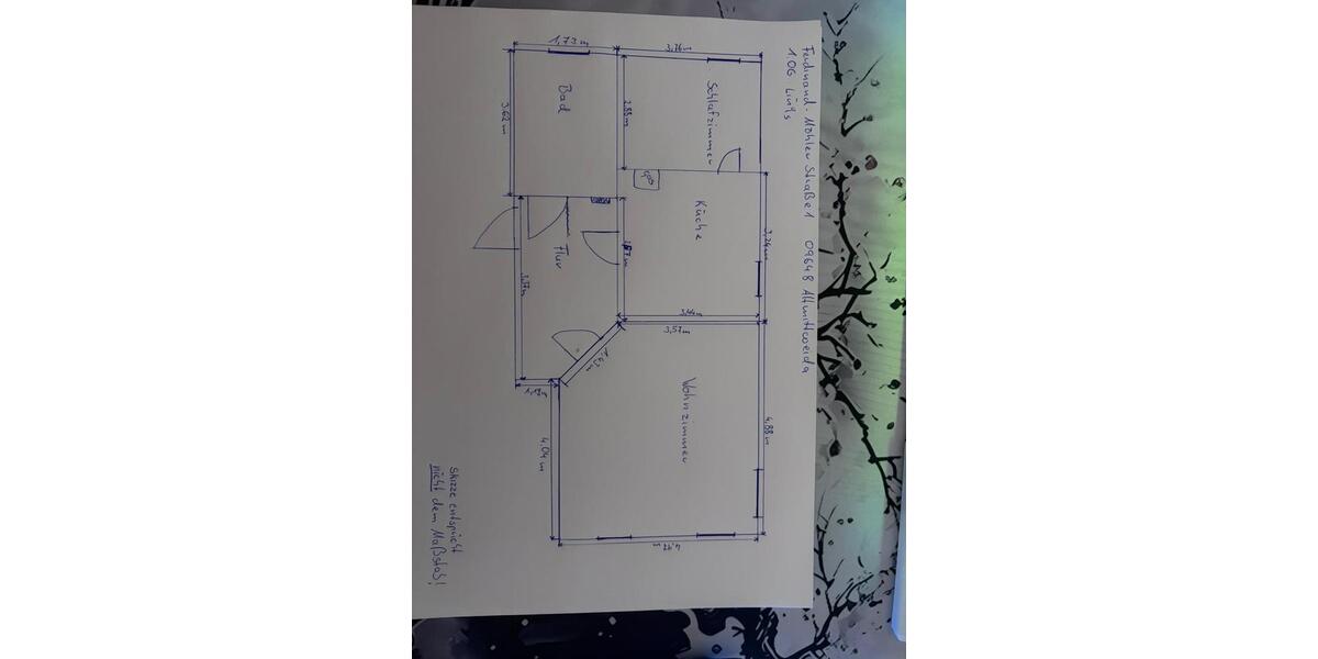 Etagenwohnung Rochlitz - 2 Zimmer, 58 m&sup2;, 342&euro; | Angebot:26547539