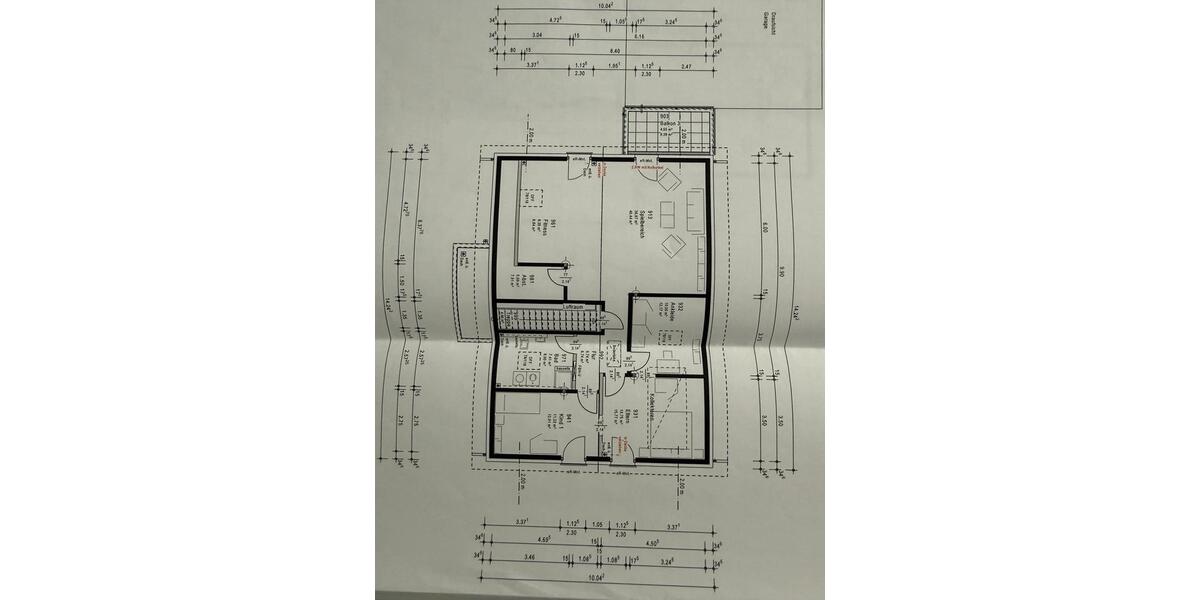 Etagenwohnung Mettendorf - 4 Zimmer, 120 m&sup2;, 1.000&euro; | Angebot:26568279