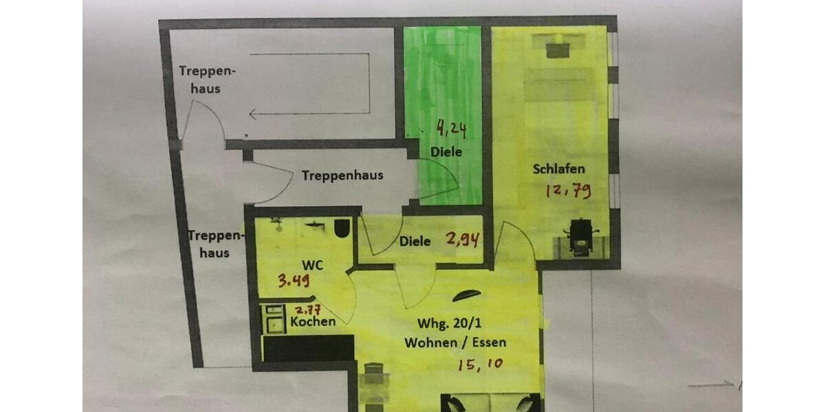 Wohnung Aalen Innenstadt Zentral Single 37qm 2 Zimmer Stadelgasse 2 zimmer