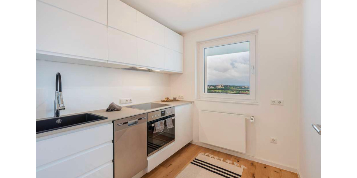 Möbliertes Penthouse im 12. Stock mit Panorama & TG 2.5 zimmer