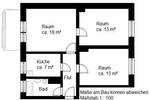 Etagenwohnung Halle (Saale) Paulusviertel - 3 Zimmer, 63 m&sup2;, 634&euro; | Angebot:26841970