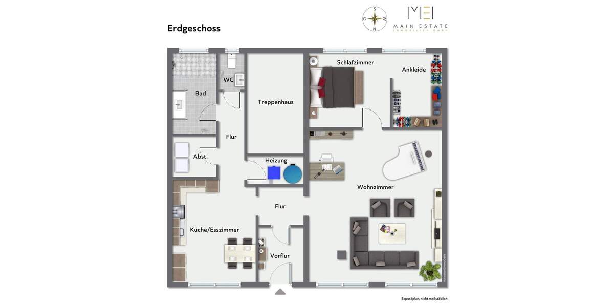 Etagenwohnung Neu-Isenburg Isenburg - 2 Zimmer, 109 m&sup2;, 1.300&euro; | Angebot:23980868