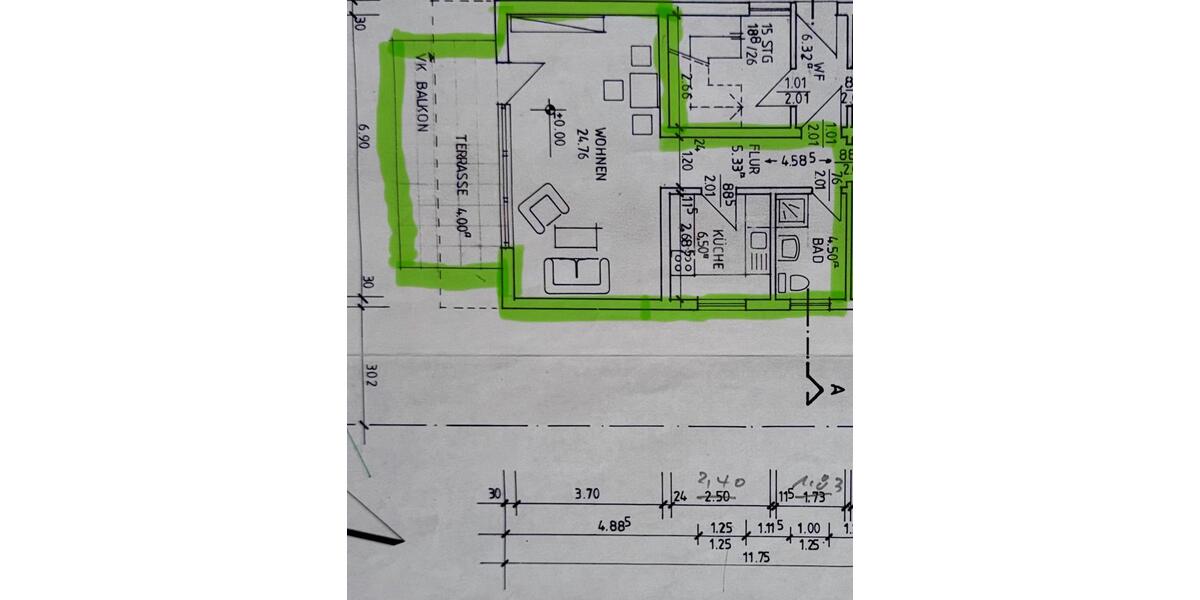 Erdgeschoßwohnung Nidderau - 1 Zimmer, 45 m&sup2;, 680&euro; | Angebot:26640397