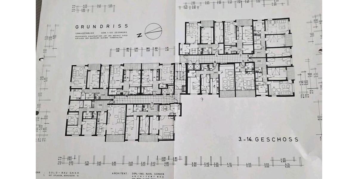 Etagenwohnung Wuppertal Eckbusch - 3 Zimmer, 98 m&sup2;, 850&euro; | Angebot:26064537