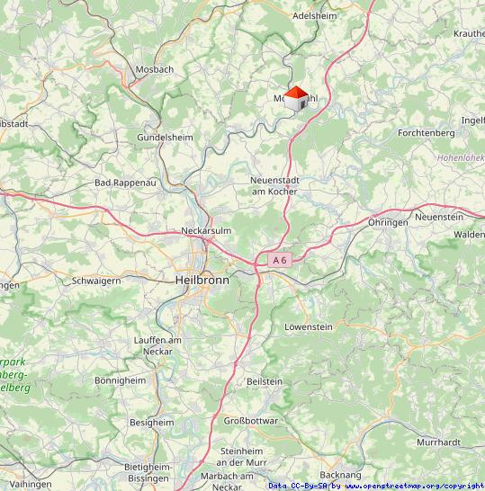 Dachgeschoßwohnung Möckmühl - 3 Zimmer, 73 m&sup2;, 694&euro; | Angebot:24919333