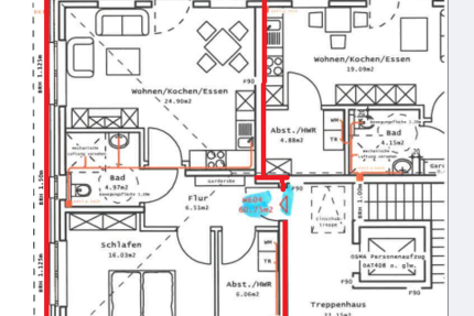Wohnung Wassenberg - 2 Zimmer, 61 m&sup2;, 363&euro; | Angebot:25496279