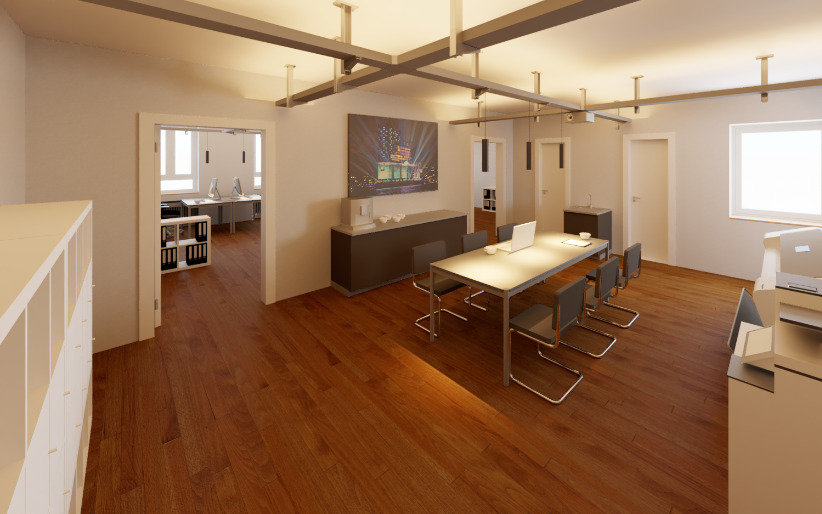 4er Büro LS11.C Saarlouis - möbliert, 247 Kaffee-Flat zimmer