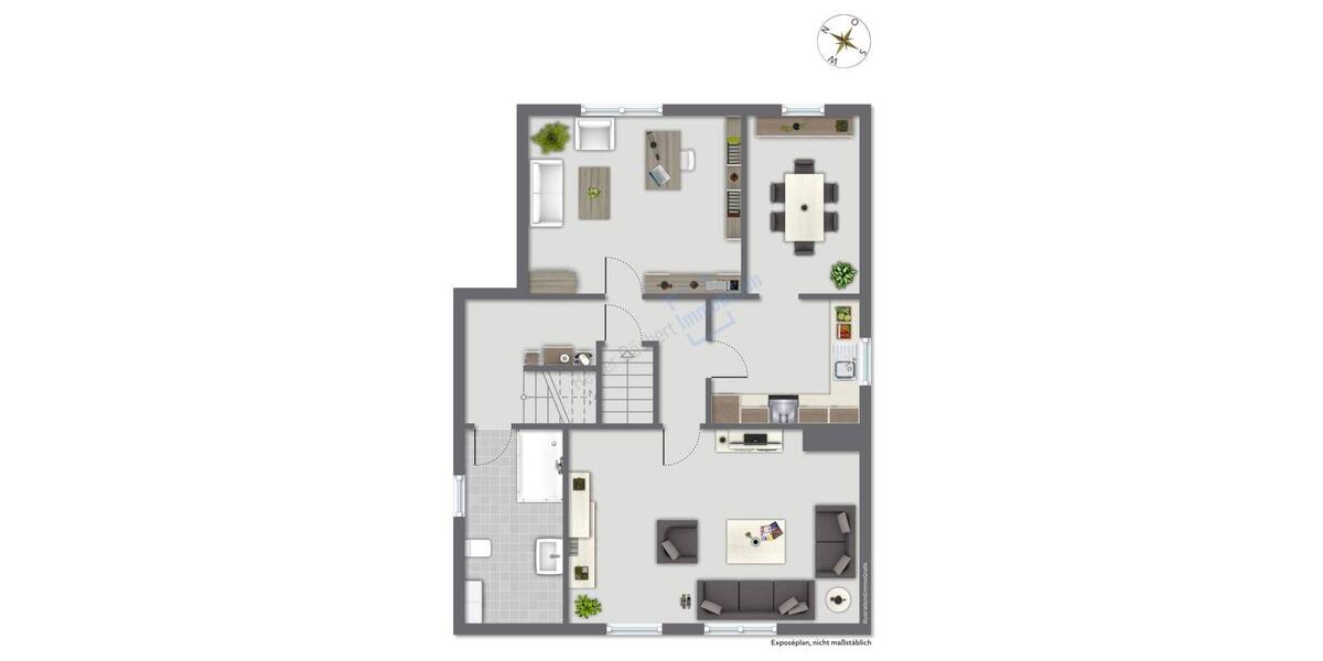 Etagenwohnung Darmstadt Eberstadt - 5 Zimmer, 142 m&sup2;, 1.195&euro; | Angebot:25983331