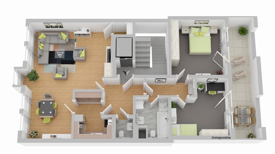 Etagenwohnung Erfurt - 3 Zimmer, 110 m&sup2;, 1.215&euro; | Angebot:25750358