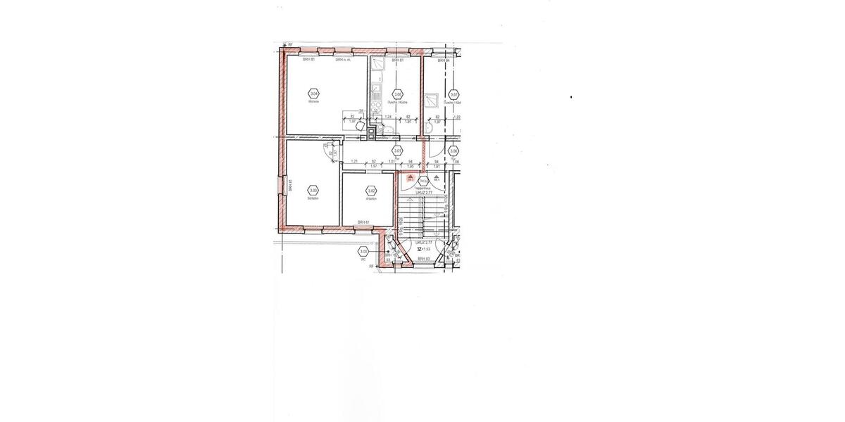 Etagenwohnung Niederwiesa - 3 Zimmer, 52 m&sup2;, 200&euro; | Angebot:24307735