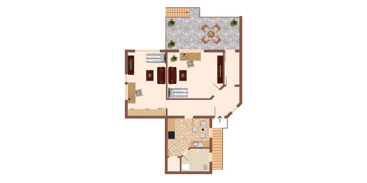 Etagenwohnung Adlkofen - 2 Zimmer, 728&euro; | Angebot:23162796